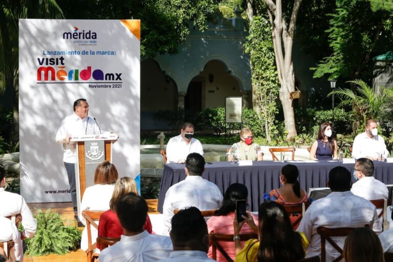 Renán Barrera encabeza el lanzamiento de la marca #VisitMéridaMX