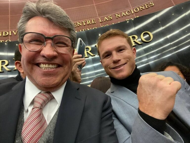 Senadores pierden el control para tomarse una ‘selfie’ con ‘Canelo’ Álvarez