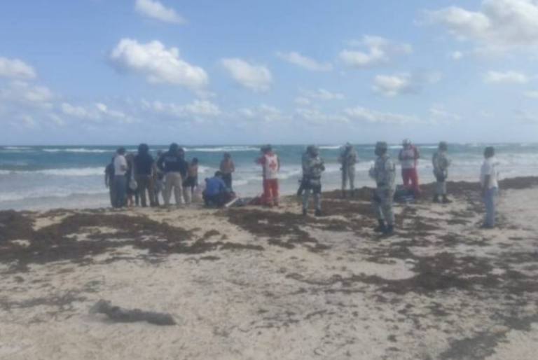 Un adulto y un menor de edad mueren ahogados en playas de Tulum