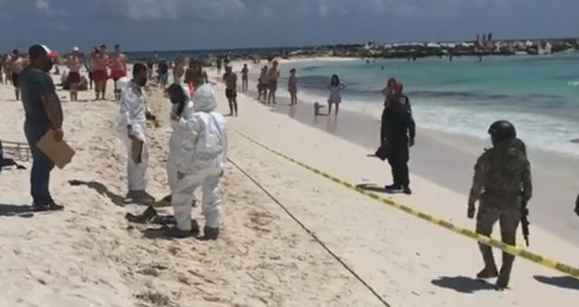 Hallan restos humanos en Playa Gaviotas, Cancún