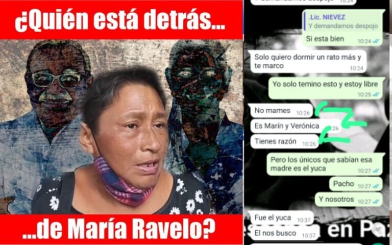 Escándalo: Veronica Farjat y el “Gordito” Marín, detrás de la señora Ravelo, madre de José Eduardo