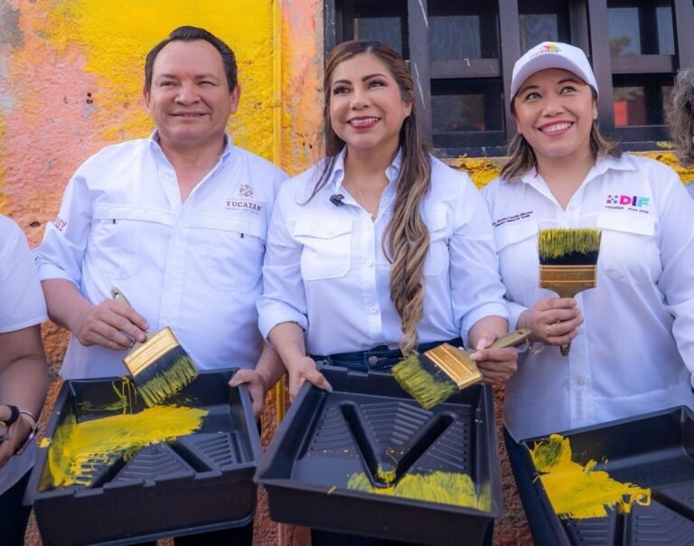 “Pintemos Juntos” promueve la transformación de Sisal a través del Gobierno del Estado