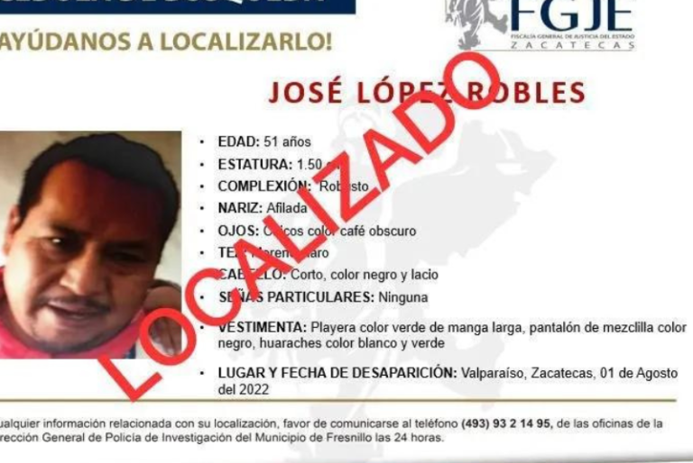 Aparece con vida el papá de Yuawi