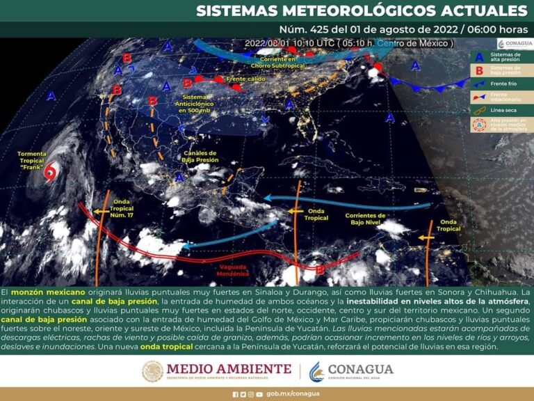 Inicia agosto con la llegada de más ondas tropicales