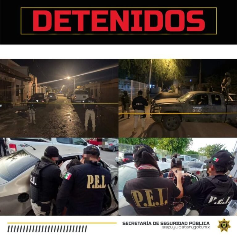 Detienen a pareja en amplio operativo antinarcótico en Mérida y Tizimín