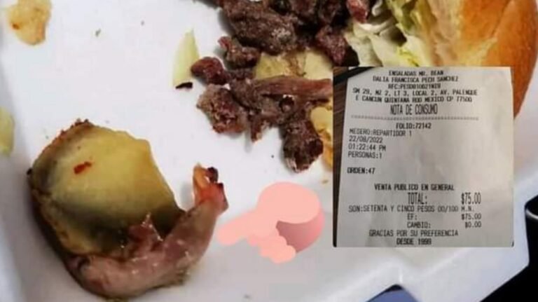 Cancún: Mujer ordena torta en Mr Bean y encuentra lagartija en su interior
