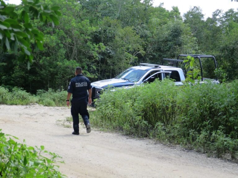 Hallan cuerpos de dos ejecutados en carretera de Cancún