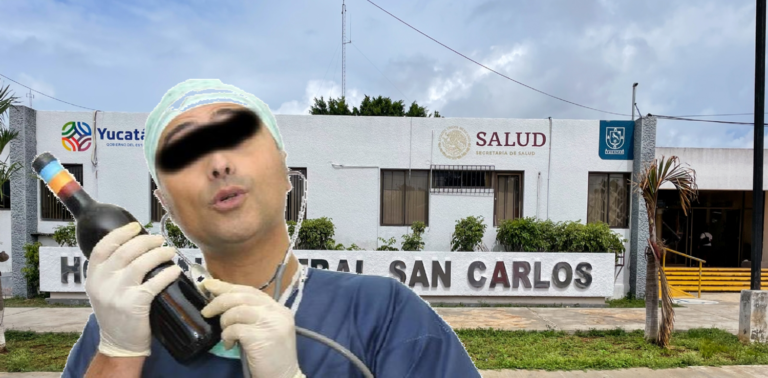 Cuatro doctores fueron descubiertos con aliento alcohólico previo al inicio de una cesárea en el Hospital San Carlos de Tizimín