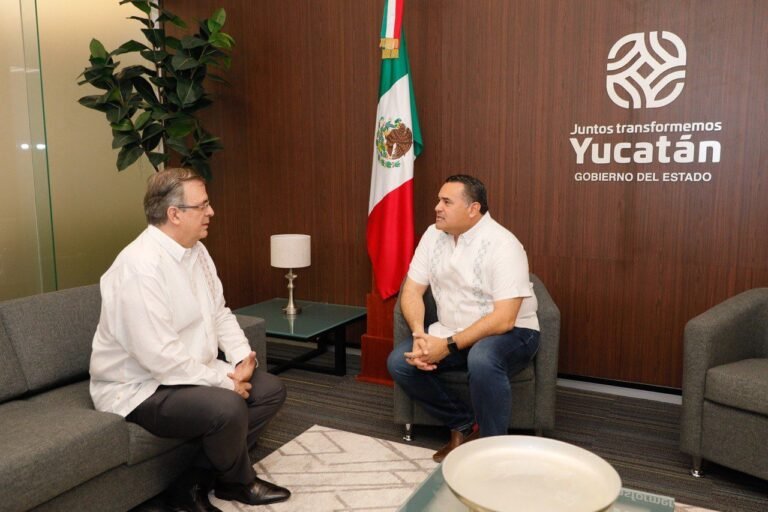 Ebrard y Renán Barrera acuerdan ir por inversiones extranjeras