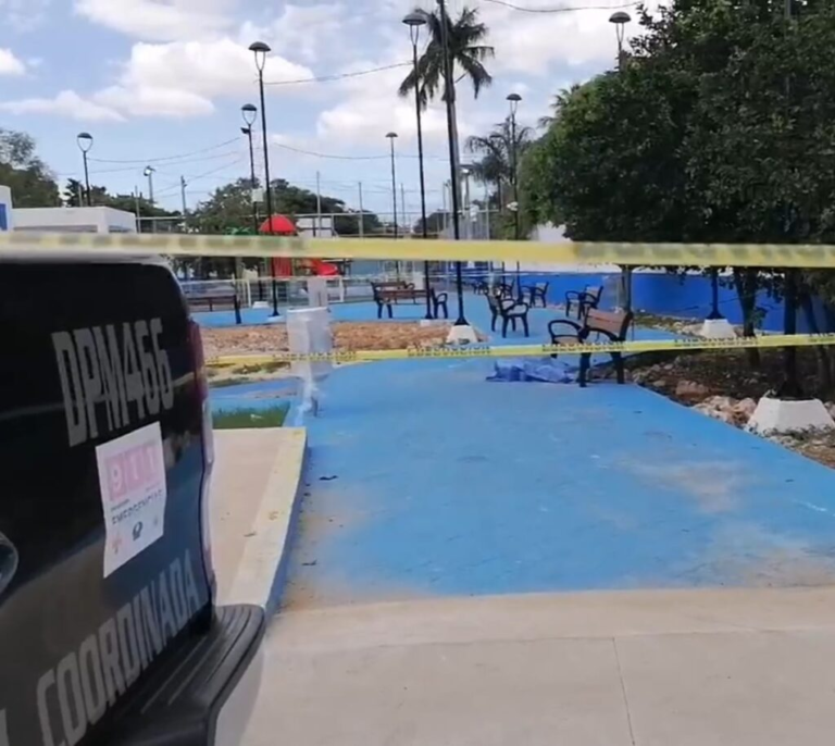 Pierde la vida en parque de Kanasín