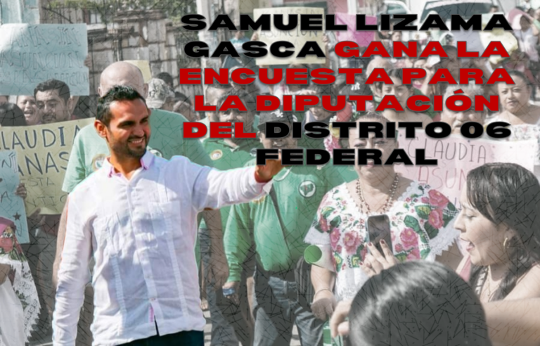 Samuel Lizama Gasca gana la encuesta para la diputación del Distrito 06 Federal y se coloca a la cabeza de las preferencias electorales en este 2024