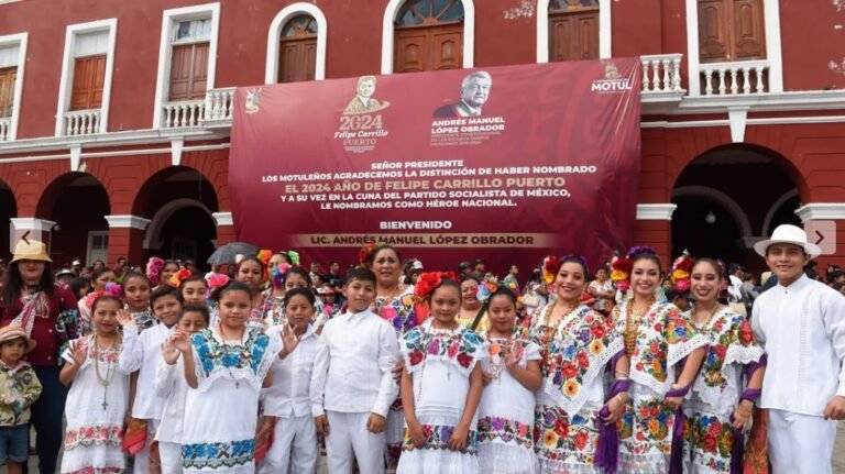 Motul nombra a Andrés Manuel López Obrador como “Héroe Nacional”