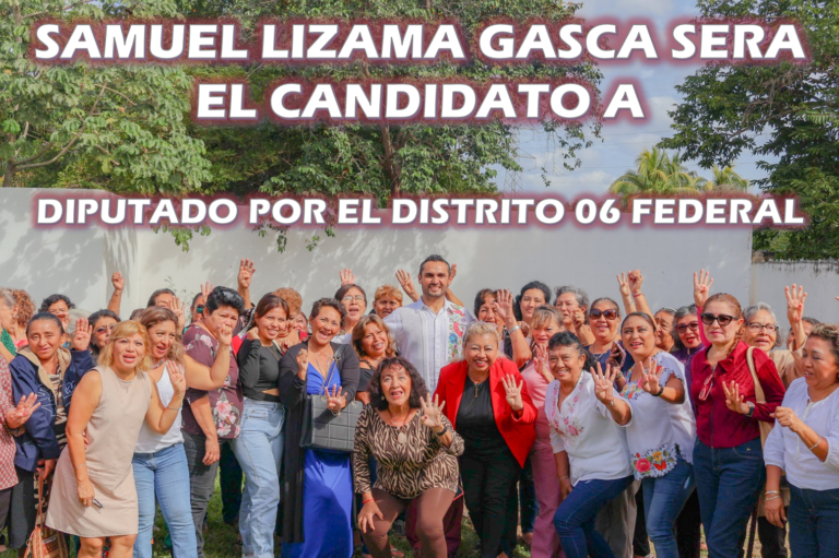 Samuel Lizama Gasca será el candidato a diputado por el Distrito 06 Federal