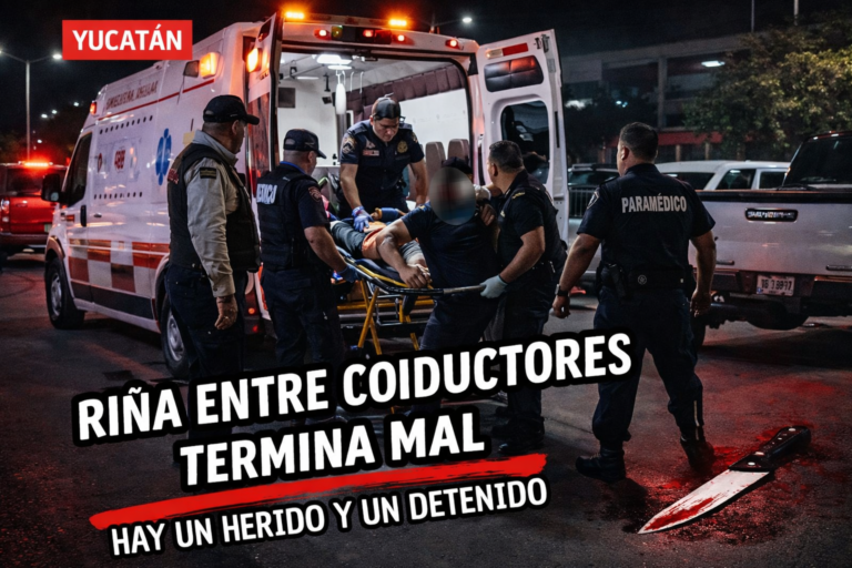 VIOLENCIA VIAL EN MÉRIDA: RIÑA TERMINA CON LESIONADO