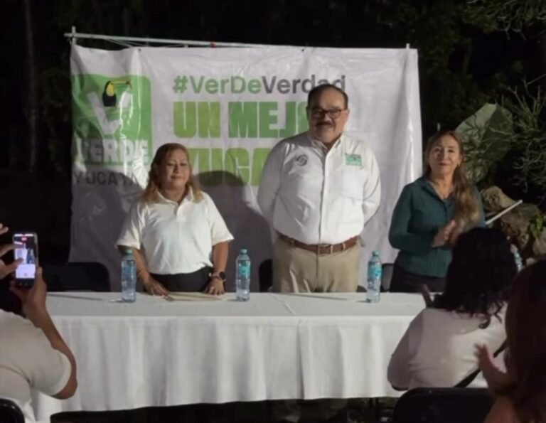 Ramírez Marín impulsa la organización del Partido Verde con la integración del Comité de Chicxulub Pueblo