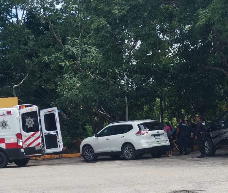 Visitante de Quintana Roo es auxiliado de emergencia en Buctzotz y trasladado a Mérida