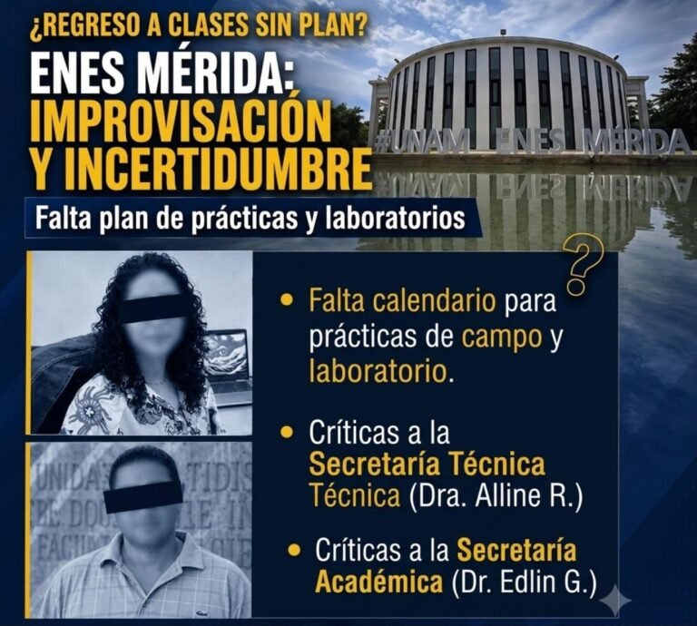 ENES MÉRIDA, A DÍAS DEL REGRESO A CLASES Y SIN RUTA CLARA PARA LAS PRÁCTICAS