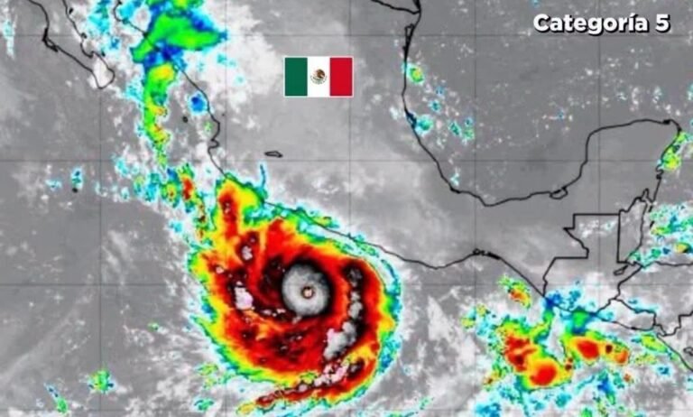 Polo se fortalece a categoría 5 y mantiene en alerta al Pacífico mexicano